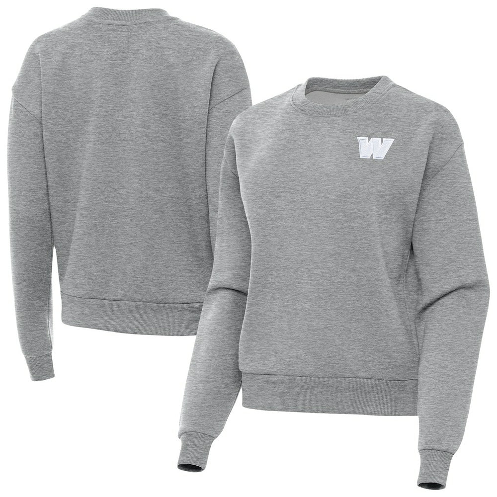 Antigua Women's Victory Crew Pullover Sweatshirt - Washington Commanders