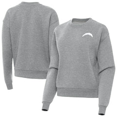 Antigua Women's Victory Crew Pullover Sweatshirt - Los Angeles Chargers