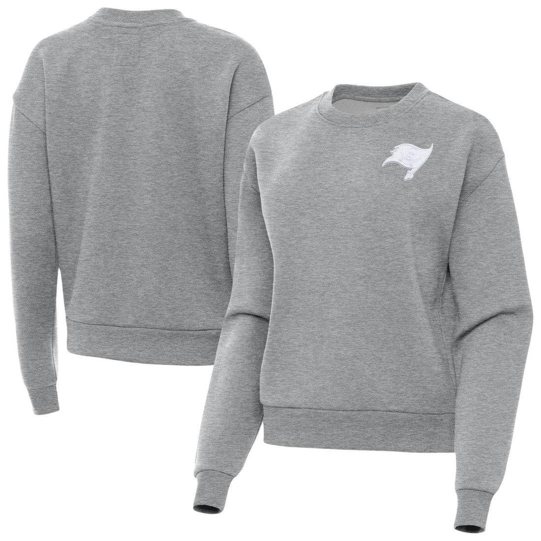 Antigua Women's Victory Crew Pullover Sweatshirt - Tampa Bay Buccaneers