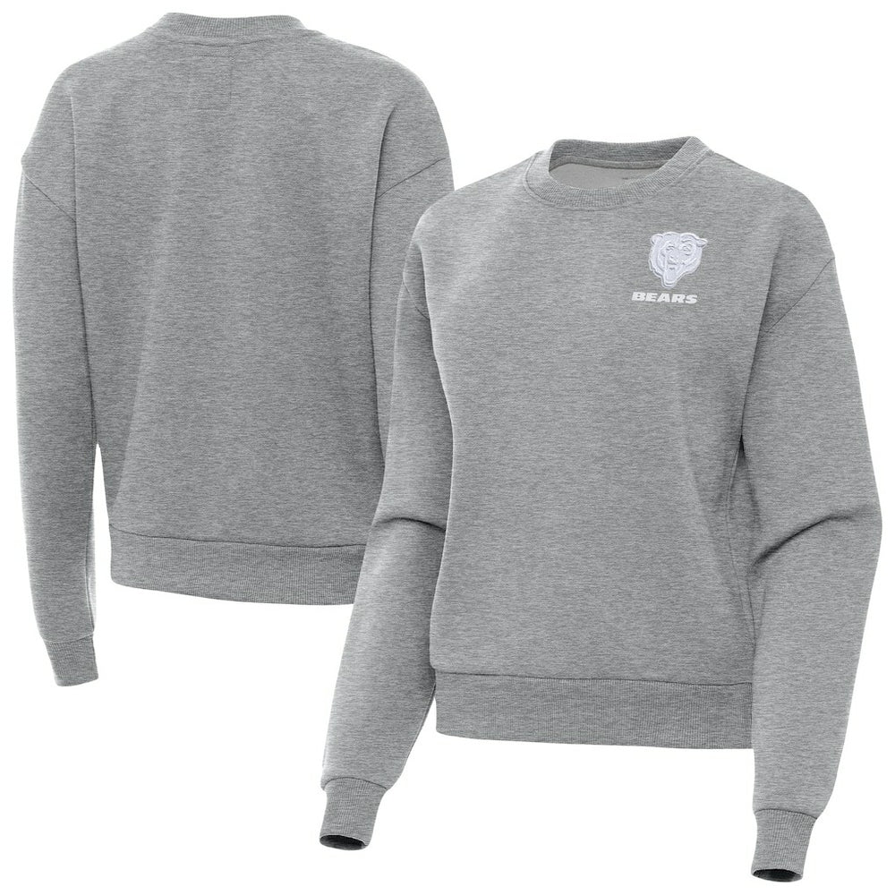 Antigua Women's Victory Crew Pullover Sweatshirt - Chicago Bears