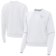 Antigua Women's Victory Crew Pullover Sweatshirt - Houston Texans
