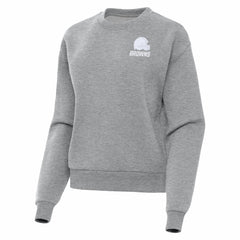 Antigua Women's Victory Crew Pullover Sweatshirt - Cleveland Browns
