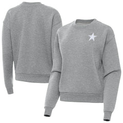 Antigua Women's Victory Crew Pullover Sweatshirt - Dallas Cowboys