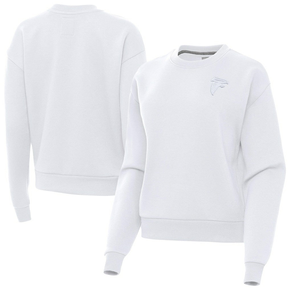 Antigua Women's Victory Crew Pullover Sweatshirt - Atlanta Falcons