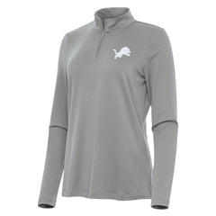 Antigua Women's Reprocess Quarter-Zip Top - Detroit Lions