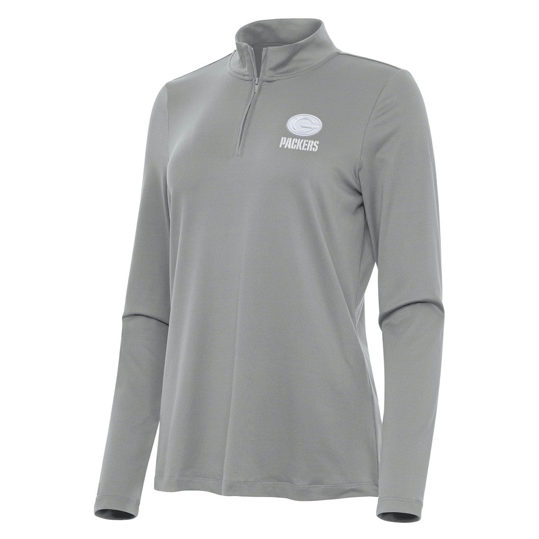 Antigua Women's Reprocess Quarter-Zip Top - Green Bay Packers