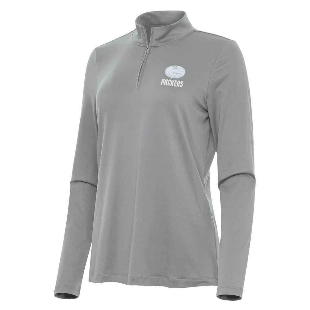 Antigua Women's Reprocess Quarter-Zip Top - Green Bay Packers