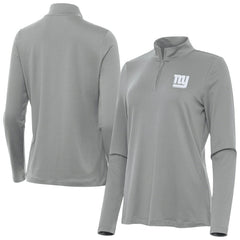 Antigua Women's Reprocess Quarter-Zip Top - New York Giants