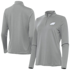 Antigua Women's Reprocess Quarter-Zip Top - Philadelphia Eagles