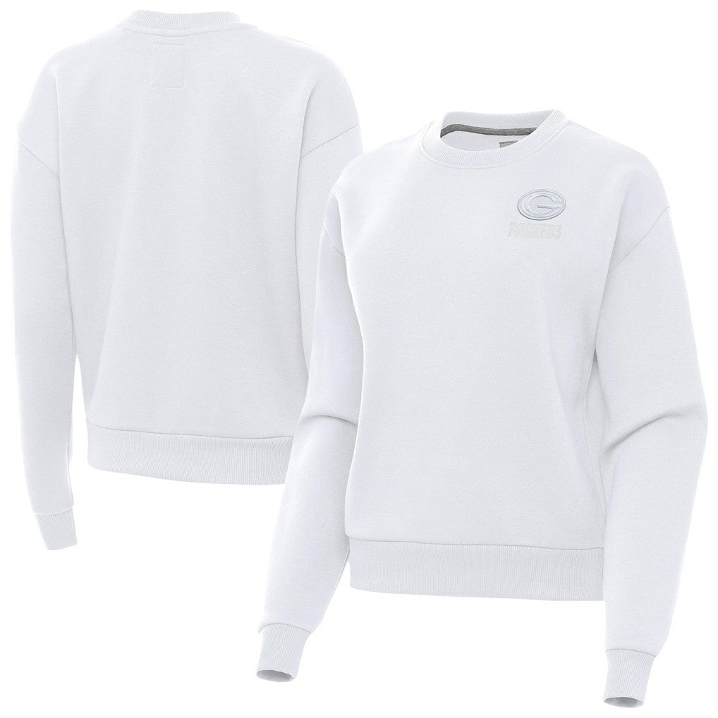 Antigua Women's Victory Crew Pullover Sweatshirt - Green Bay Packers