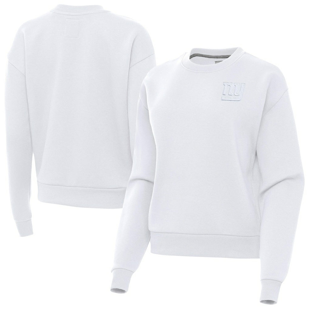 Antigua Women's Victory Crew Pullover Sweatshirt - New York Giants