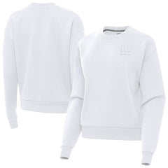Antigua Women's Victory Crew Pullover Sweatshirt - New York Giants