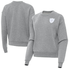 Antigua Women's Victory Crew Pullover Sweatshirt - Las Vegas Raiders