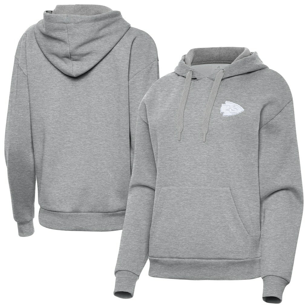 Antigua Women's Victory Pullover Hoodie - Kansas City Chiefs