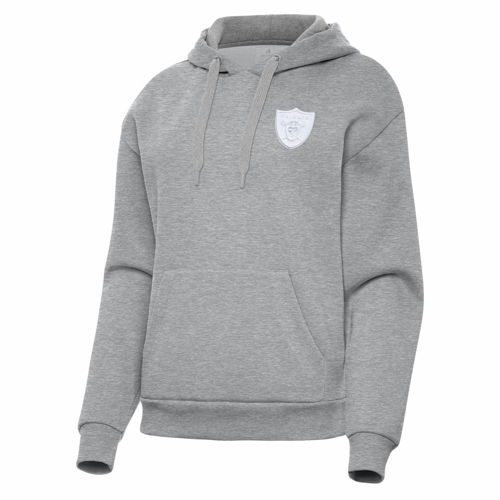 Antigua Women's Victory Pullover Hoodie - Las Vegas Raiders
