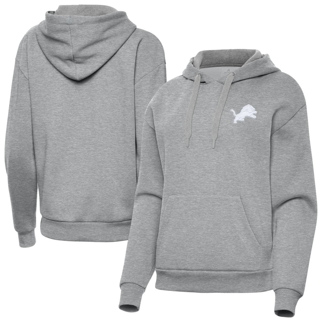 Antigua Women's Victory Pullover Hoodie - Detroit Lions