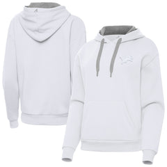 Antigua Women's Victory Pullover Hoodie - Detroit Lions