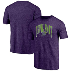 MLB Tampa Bay Rays Purple Cooperstown Collection Line Corps Tri-Blend T-Shirt