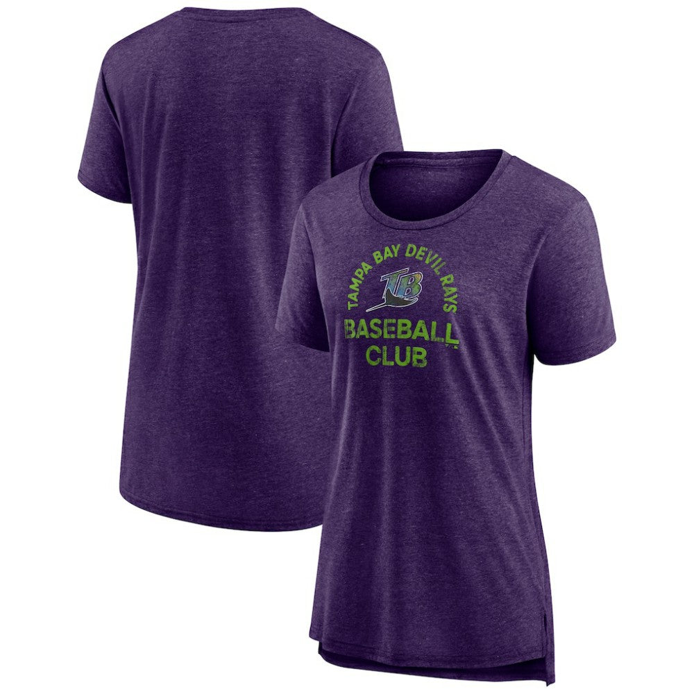 MLB Tampa Bay Rays Women's Cooperstown Collection Selected First Tri-Blend T-Shirt