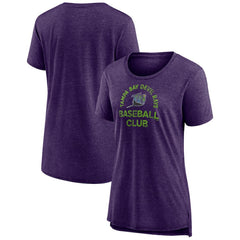 MLB Tampa Bay Rays Women's Cooperstown Collection Selected First Tri-Blend T-Shirt