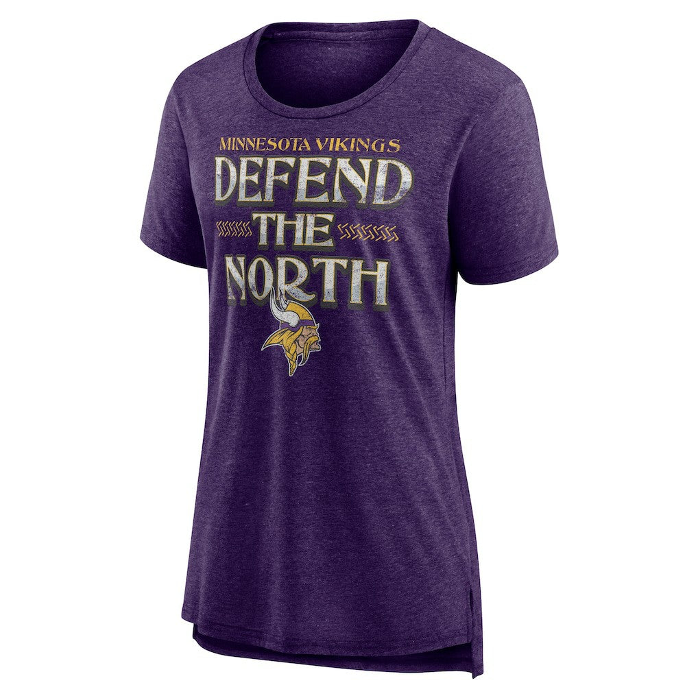 Women's Hometown First Down Tri-Blend T-Shirt - Minnesota Vikings