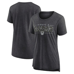 Women's Vintage Graphic Tri-Blend Scoop Neck T-Shirt - Las Vegas Raiders
