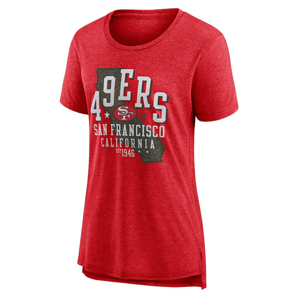 Women's Vintage Graphic Tri-Blend Scoop Neck T-Shirt - San Francisco 49ers