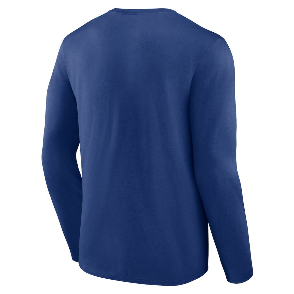 NHL  Tampa Bay Lightning Blue Primary Logo Long Sleeve T-Shirt