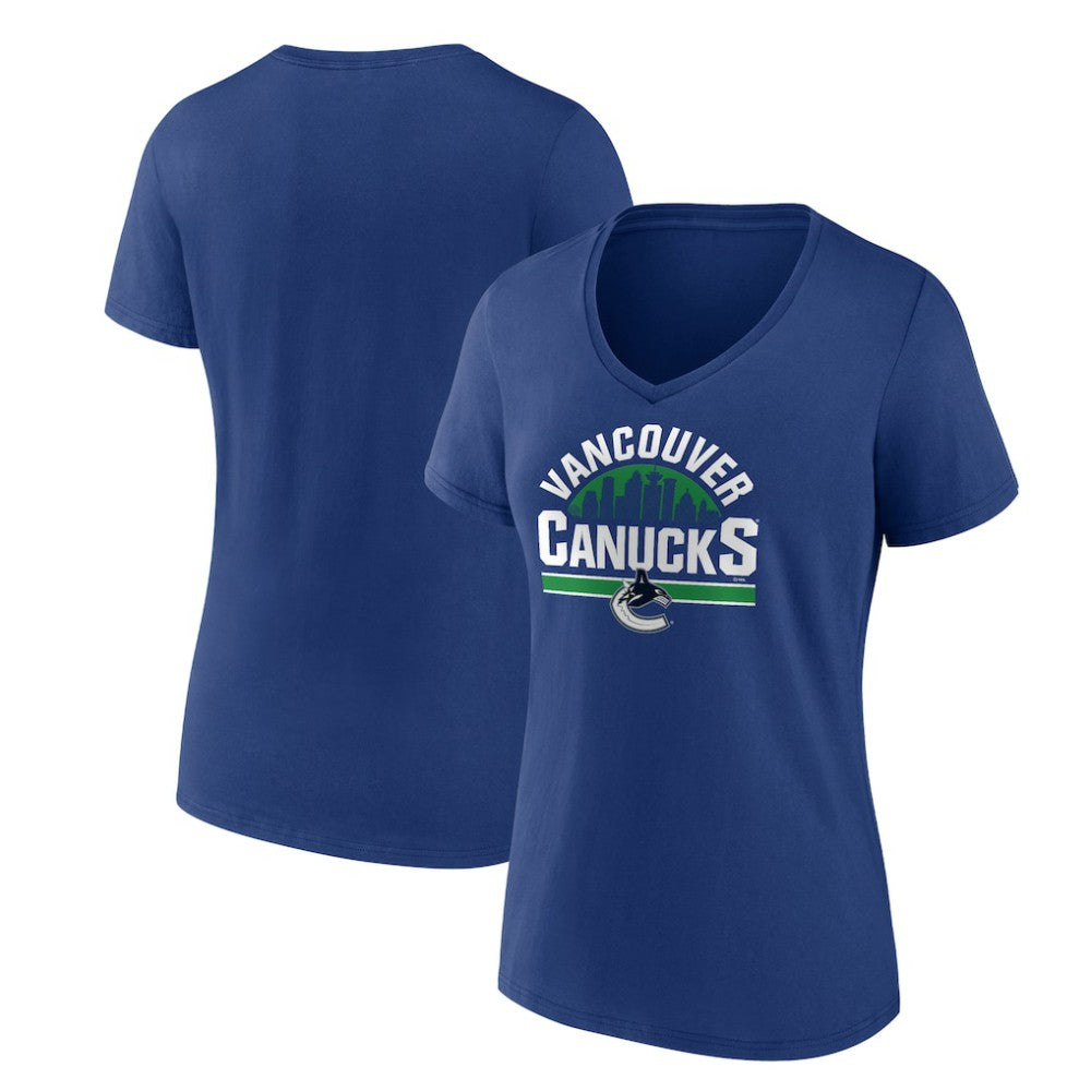 NHL Blue Vancouver Canucks Women's Represent T-Shirt