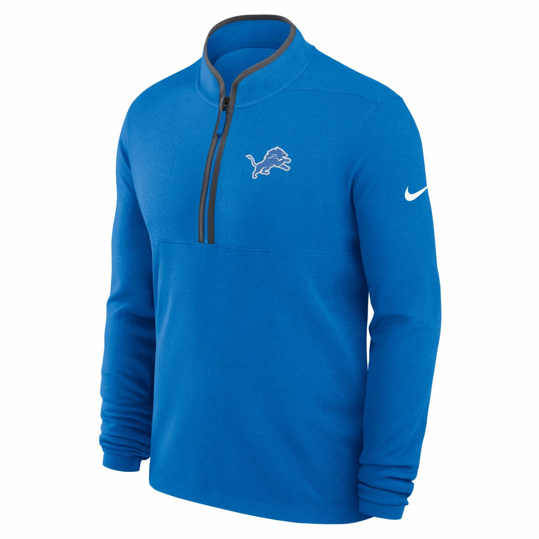 Lightweight Victory Dri-FIT Half-Zip Pullover - Detroit Lions