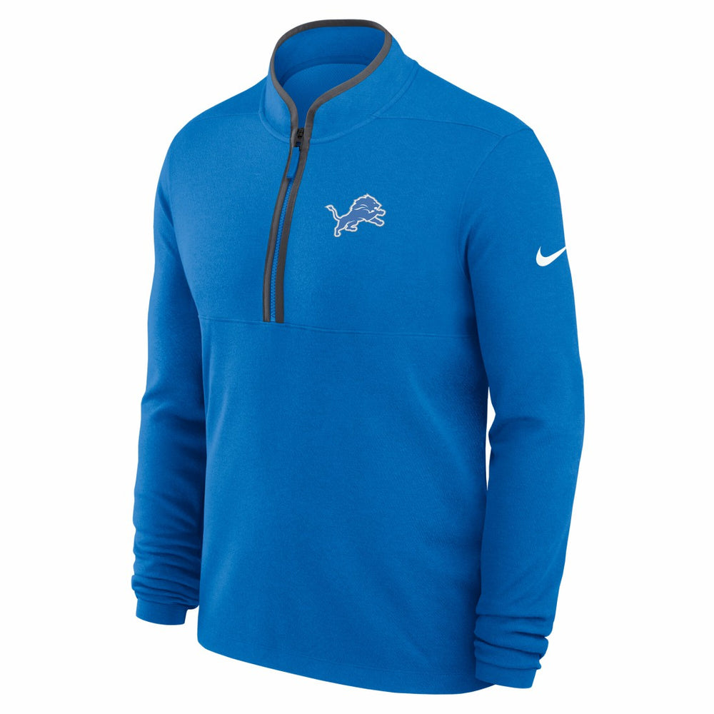 Lightweight Victory Dri-FIT Half-Zip Pullover - Detroit Lions