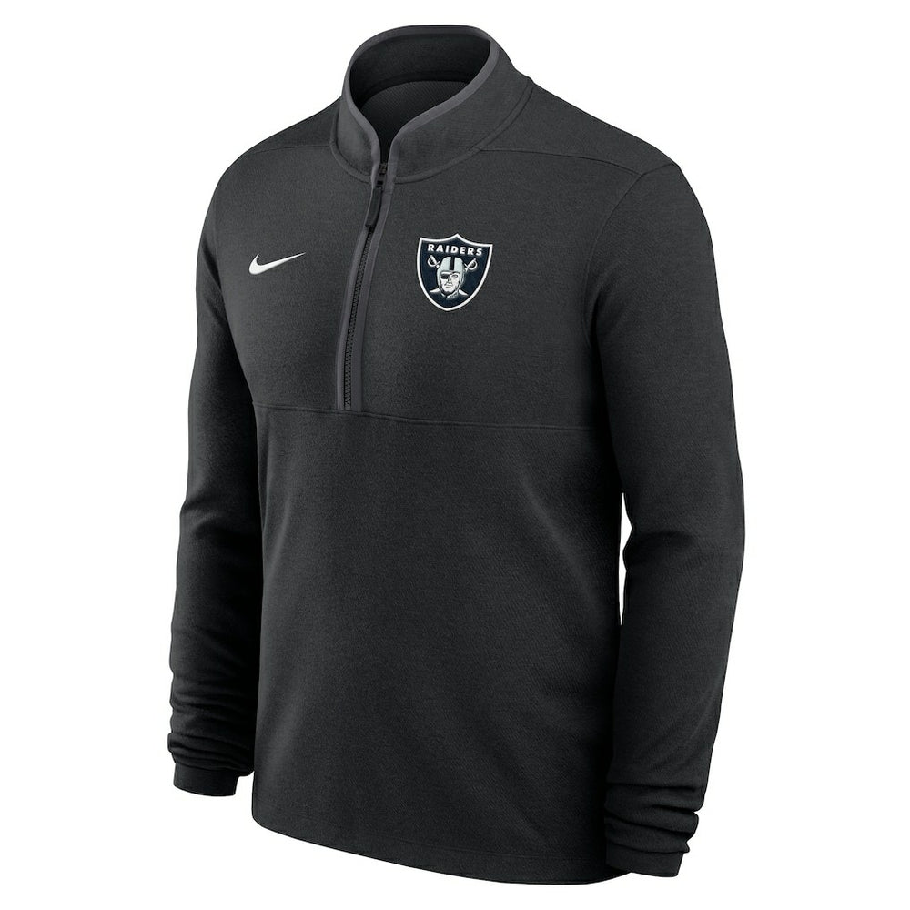 Lightweight Victory Dri-FIT Half-Zip Pullover - Las Vegas Raiders