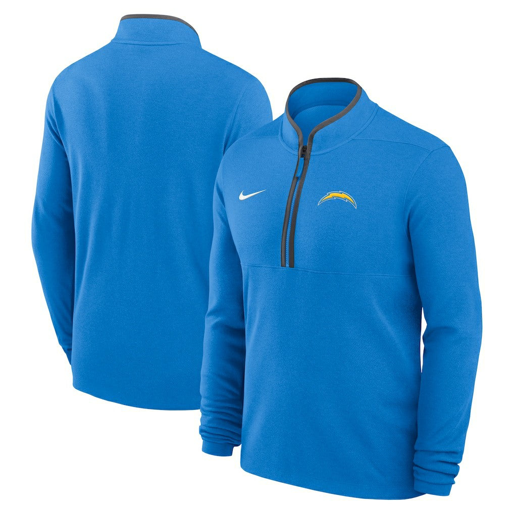 Lightweight Victory Dri-FIT Half-Zip Pullover - Los Angeles Chargers