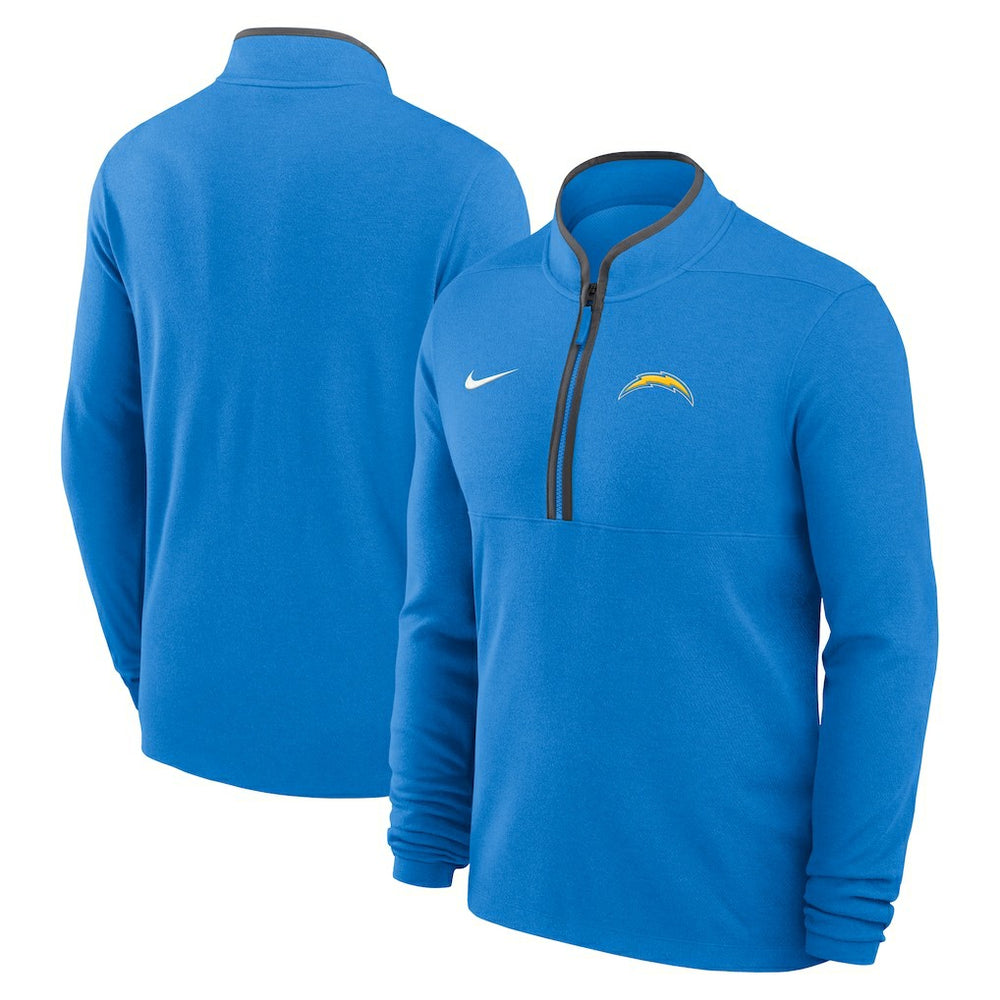 Lightweight Victory Dri-FIT Half-Zip Pullover - Los Angeles Chargers