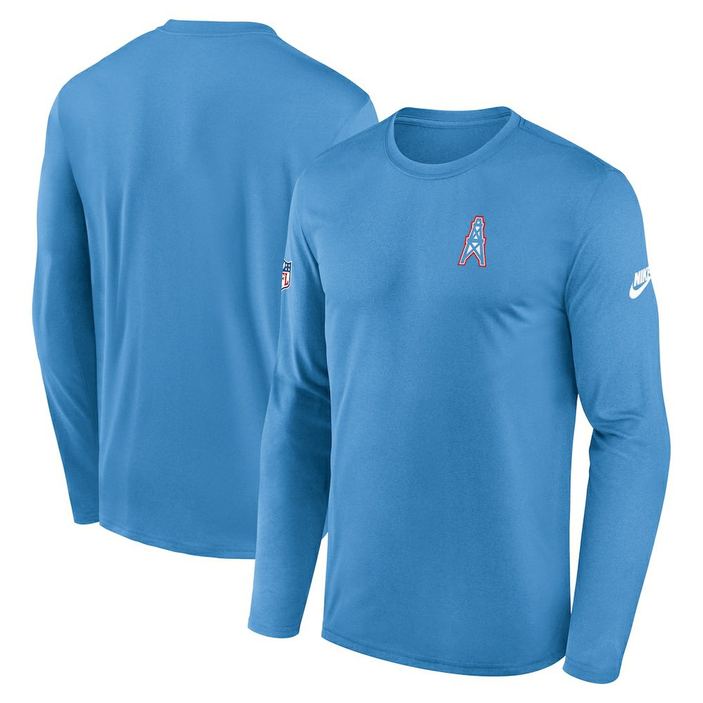 Legend Oilers Throwback Dri-FIT Long Sleeve T-Shirt - Tennessee Titans