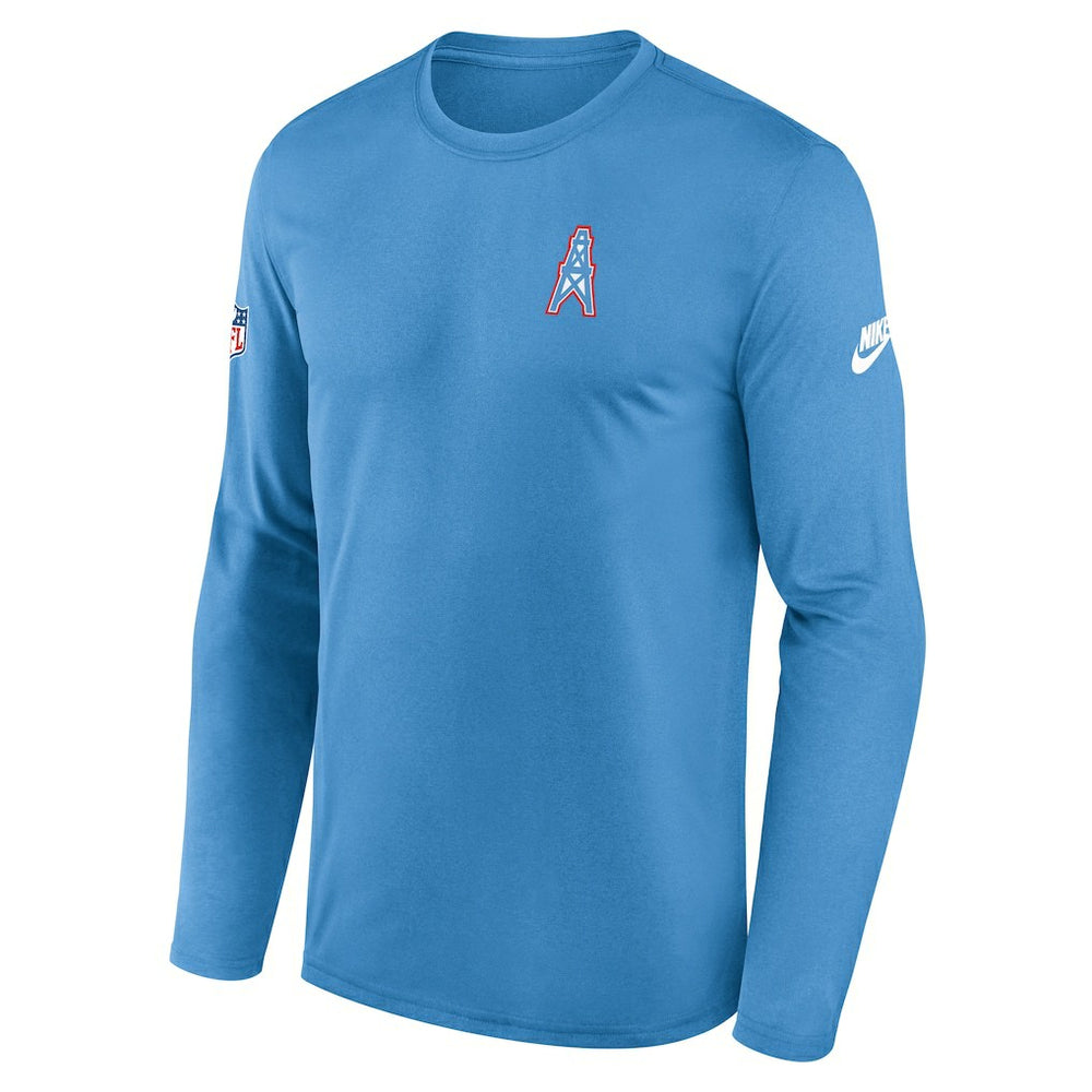 Legend Oilers Throwback Dri-FIT Long Sleeve T-Shirt - Tennessee Titans