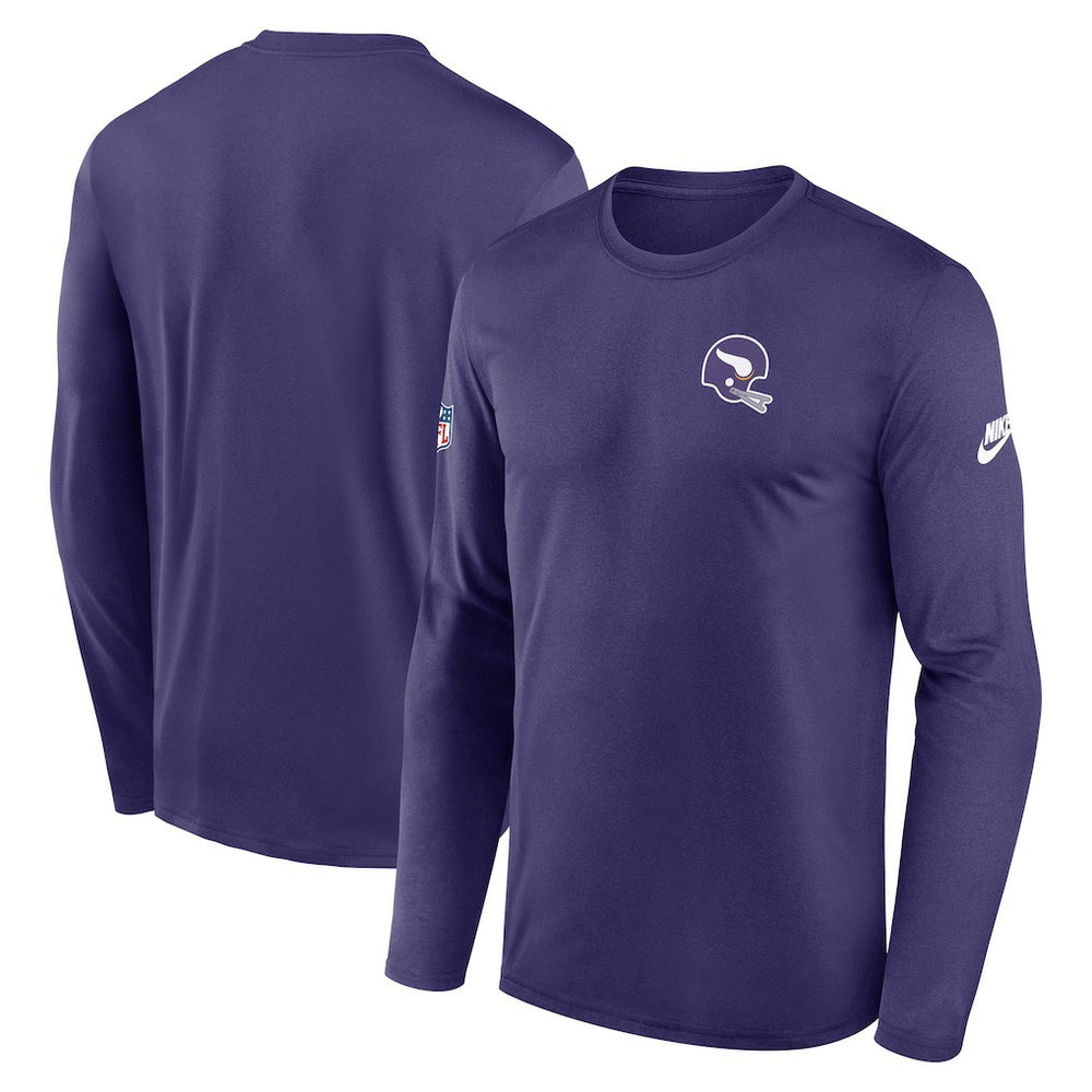 Legend Small Logo Dri-FIT Long Sleeve T-Shirt - Minnesota Vikings