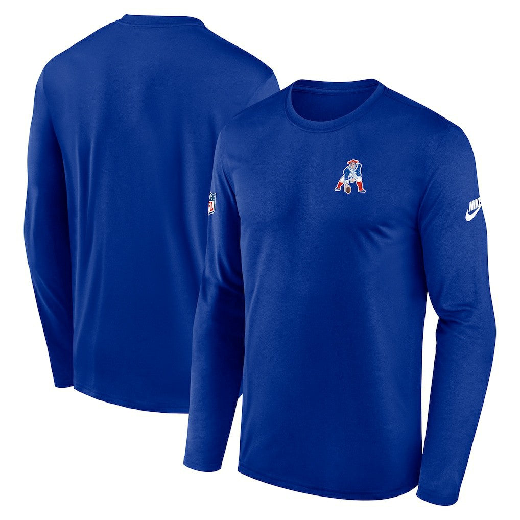 Legend Small Logo Dri-FIT Long Sleeve T-Shirt - New England Patriots