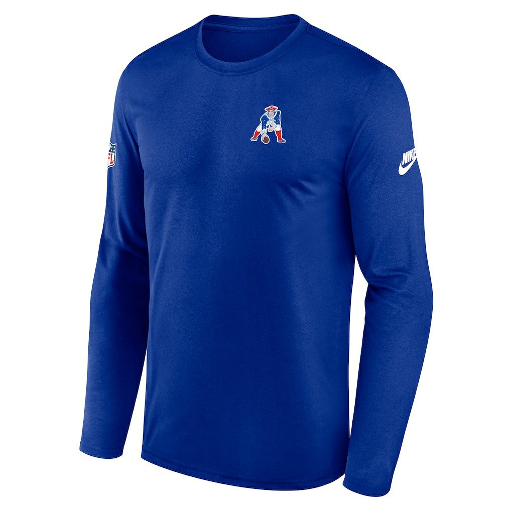 Legend Small Logo Dri-FIT Long Sleeve T-Shirt - New England Patriots