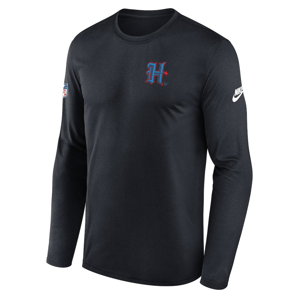 Legend Small Logo Dri-FIT Long Sleeve T-Shirt - Houston Texans