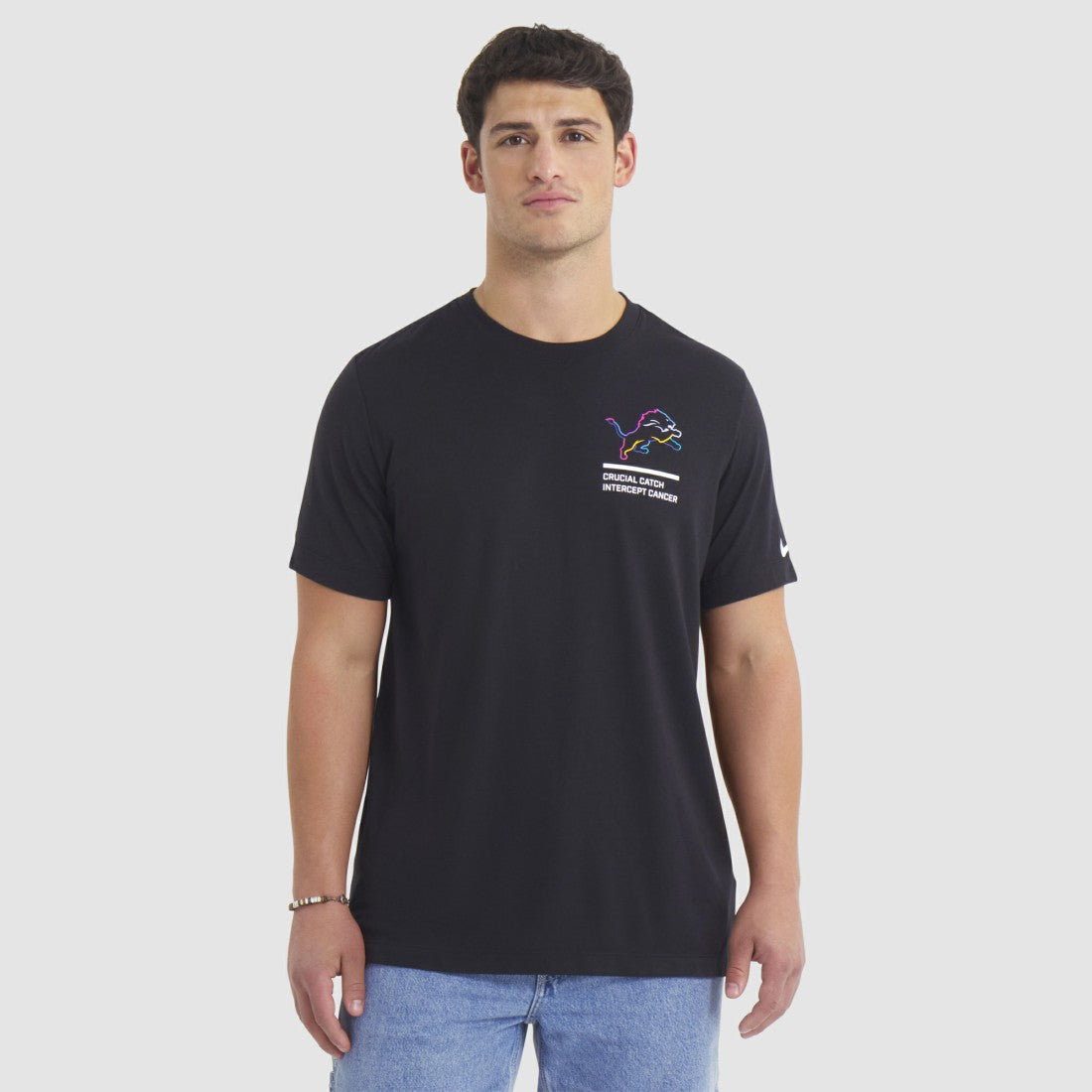2025 NFL Crucial Catch Tri-Blend Dri-FIT T-Shirt - Detroit Lions