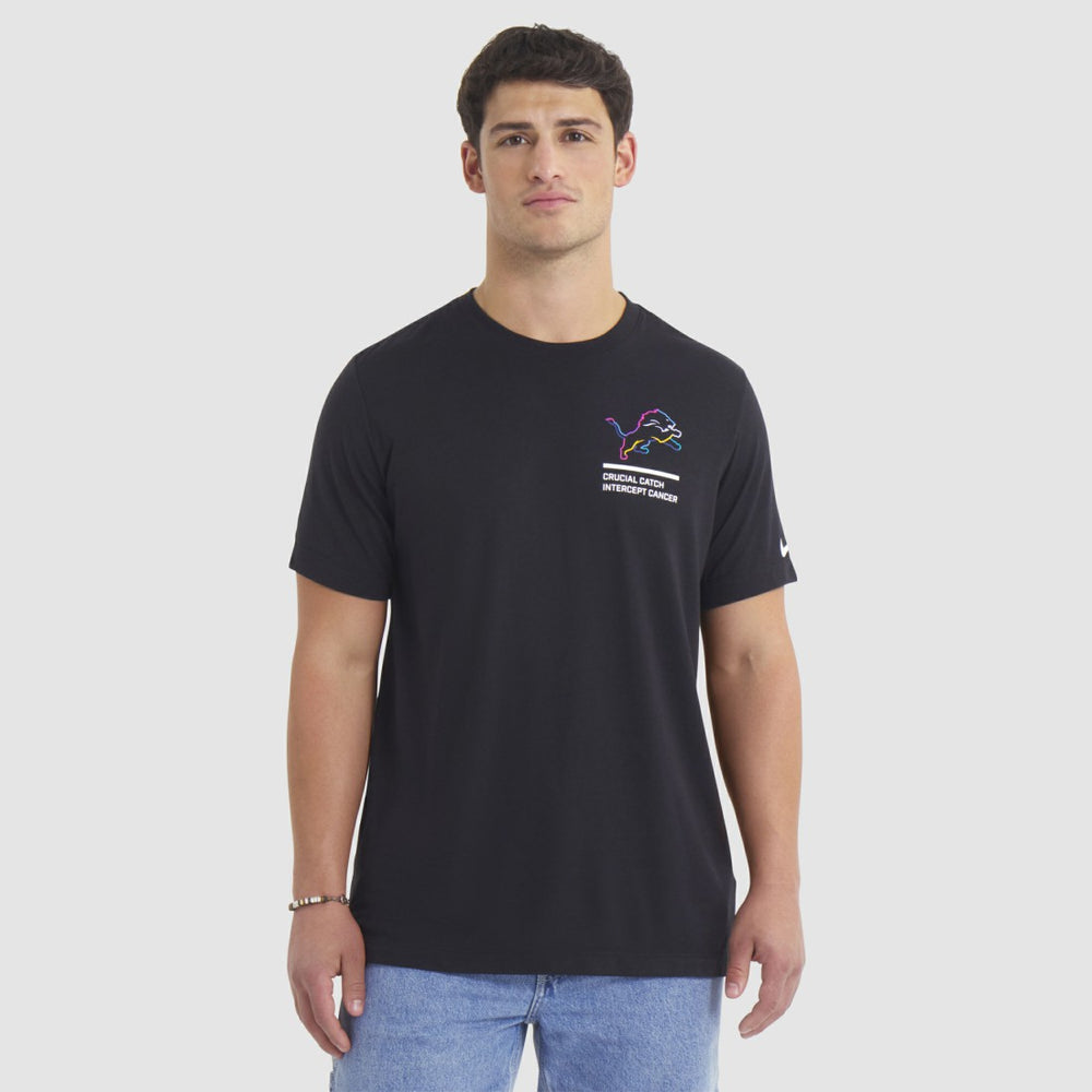 2025 NFL Crucial Catch Tri-Blend Dri-FIT T-Shirt - Detroit Lions