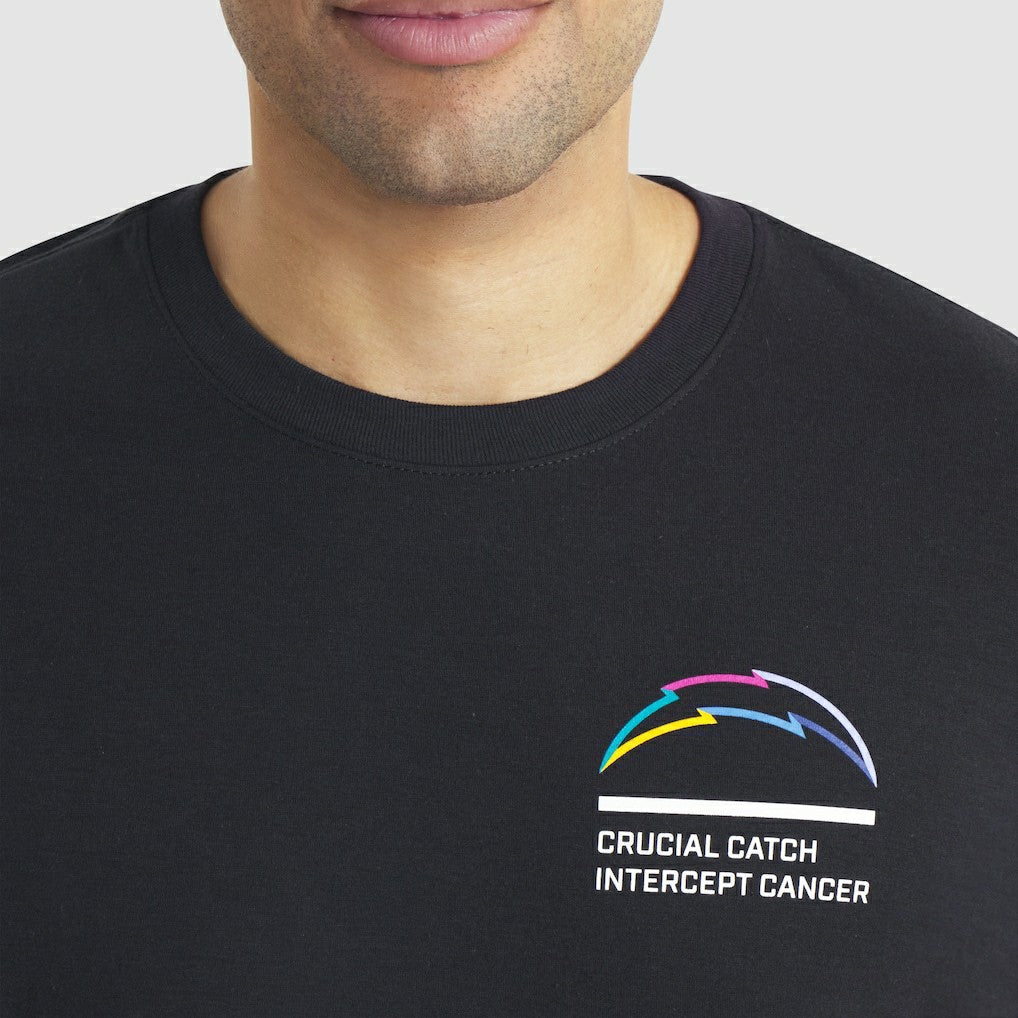 2025 NFL Crucial Catch Tri-Blend Dri-FIT T-Shirt - Los Angeles Chargers