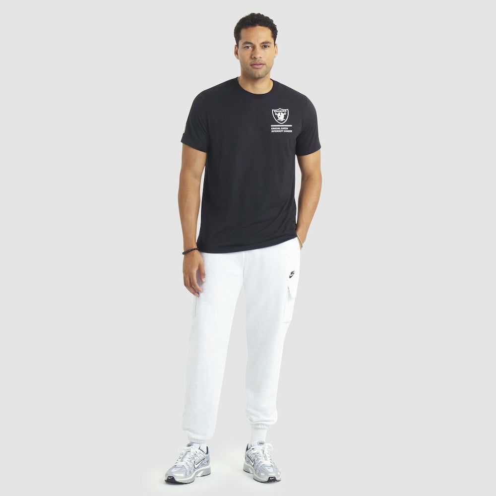 2025 NFL Crucial Catch Tri-Blend Dri-FIT T-Shirt - Las Vegas Raiders