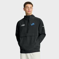 Sideline Alt Pack Anorak Half-Zip Hoodie Jacket - Detroit Lions