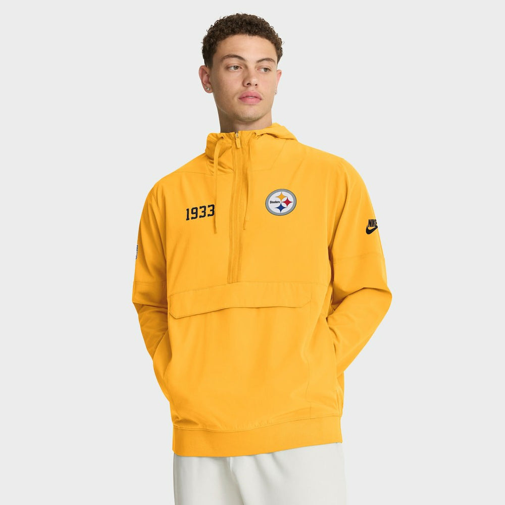 1933 Sideline Alt Pack Anorak Half-Zip Hoodie Jacket - Pittsburgh Steelers