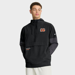 Sideline Anorak Half-Zip Hoodie Jacket - Cincinnati Bengals