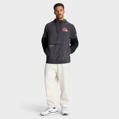 Sideline Anorak Half-Zip Hoodie Jacket - Cleveland Browns