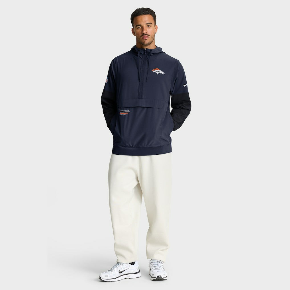 Sideline Anorak Half-Zip Hoodie Jacket - Denver Broncos