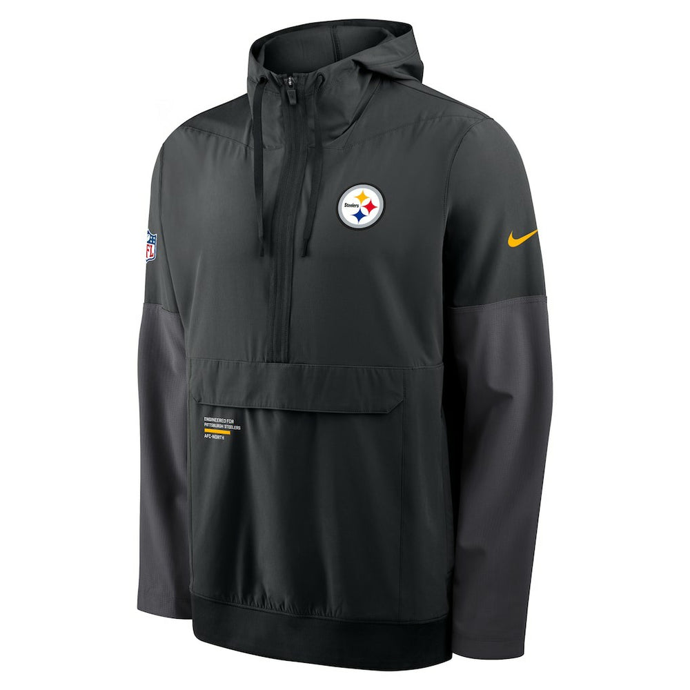 Sideline Anorak Half-Zip Hoodie Jacket - Pittsburgh Steelers
